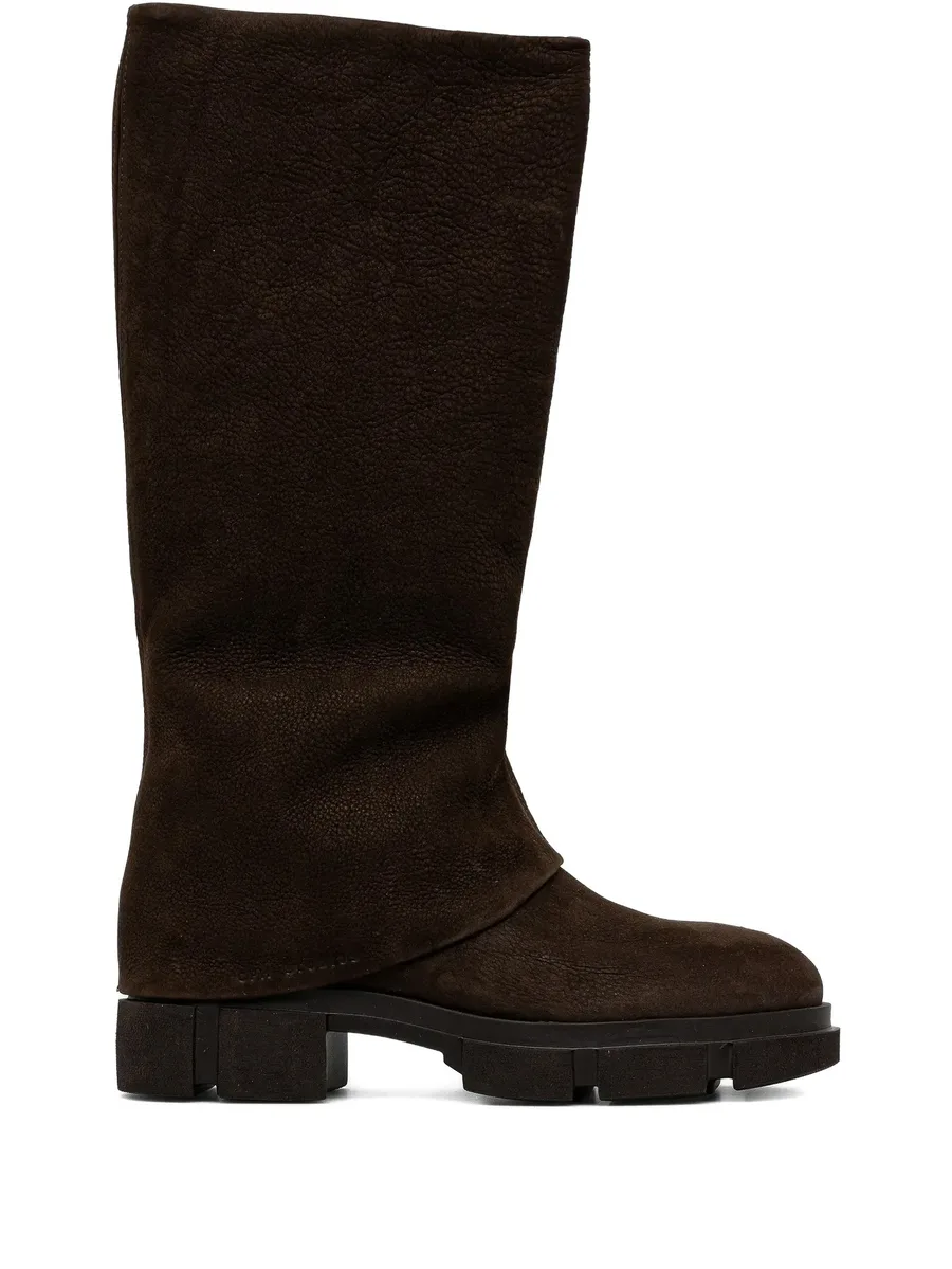сапоги на массивной подошве 2