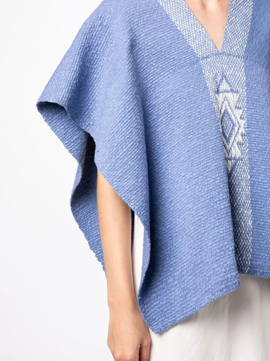 wide-sleeve knitted top 9
