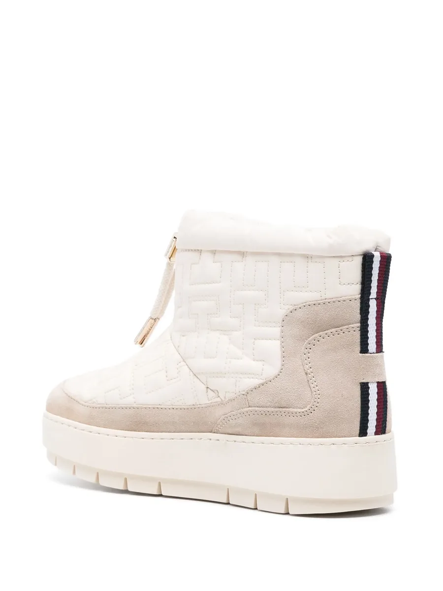 monogram-jacquard platform snow boots 5