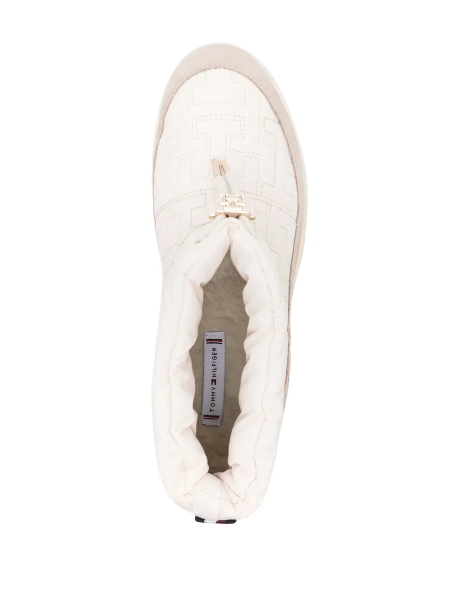 monogram-jacquard platform snow boots 7