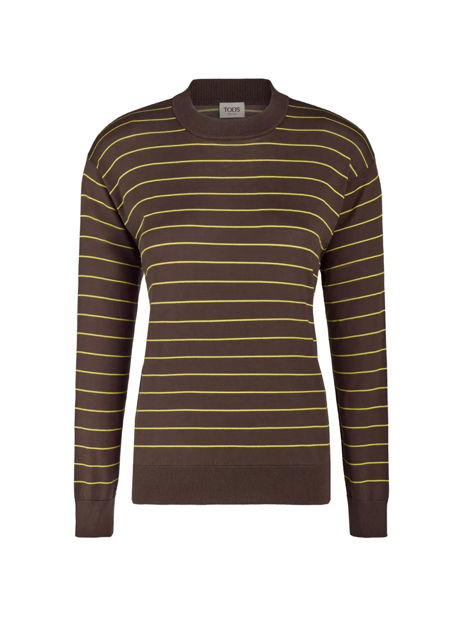 long-sleeve striped sweater 1