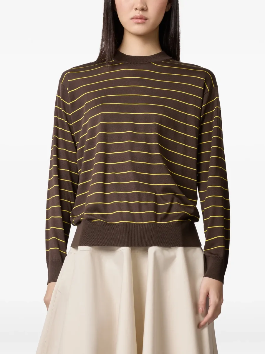 long-sleeve striped sweater 5