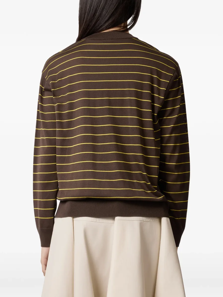 long-sleeve striped sweater 7