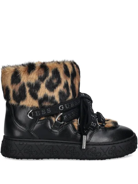 Unessa faux-fur trim ankle boots