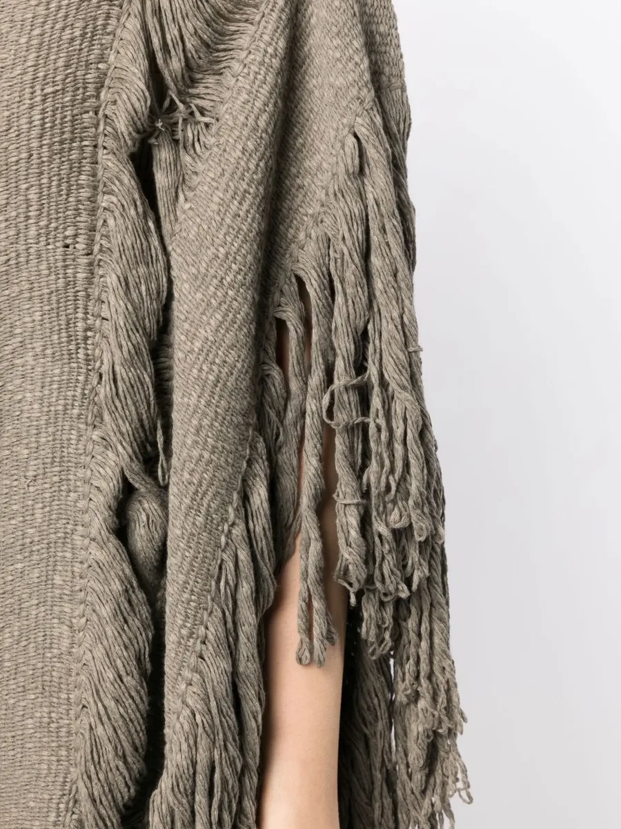 lace fringe-detail tunic 9