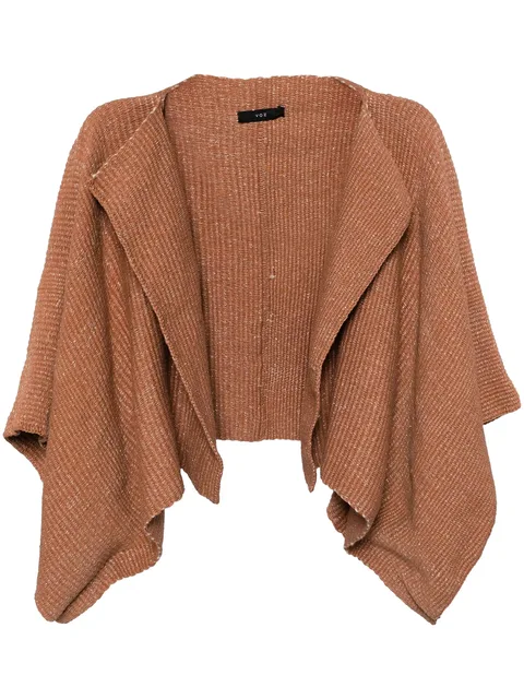 asymmetric lurex cape