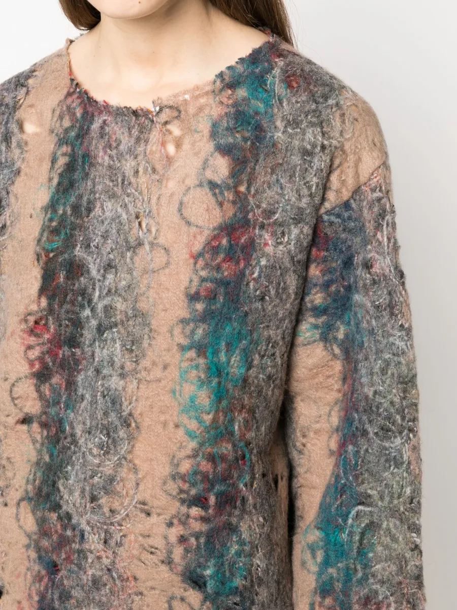 distressed-effect DOOMBOH® jumper 9
