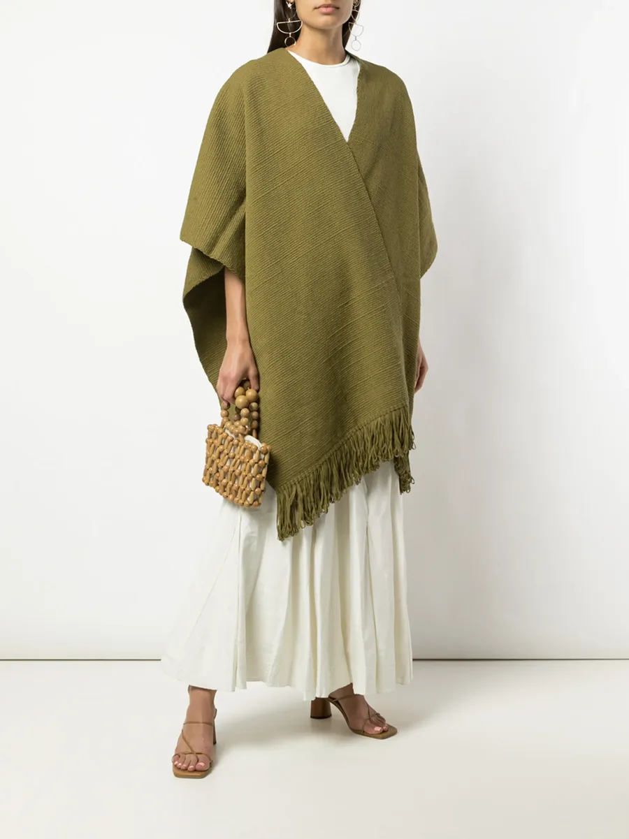 short-sleeve flared cardi-coat 4