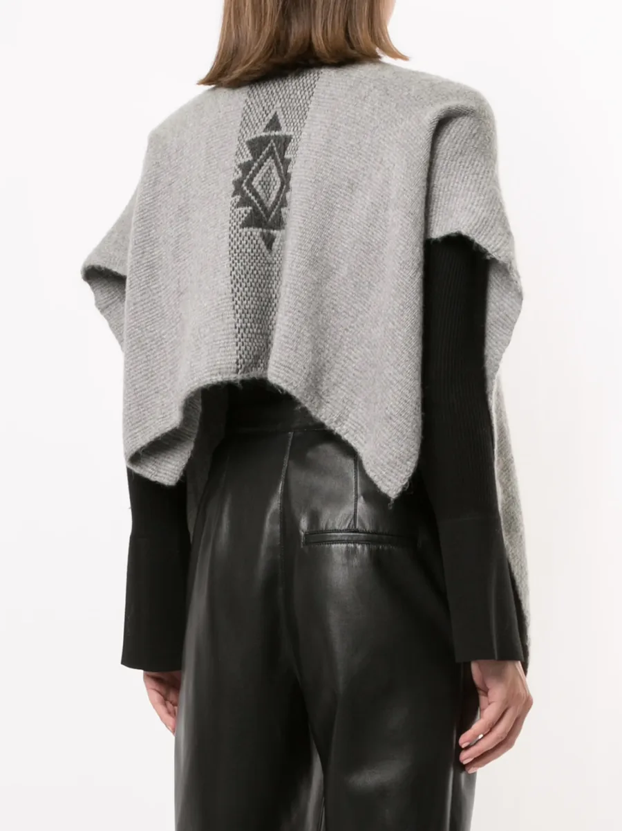 Estrella knitted poncho 8