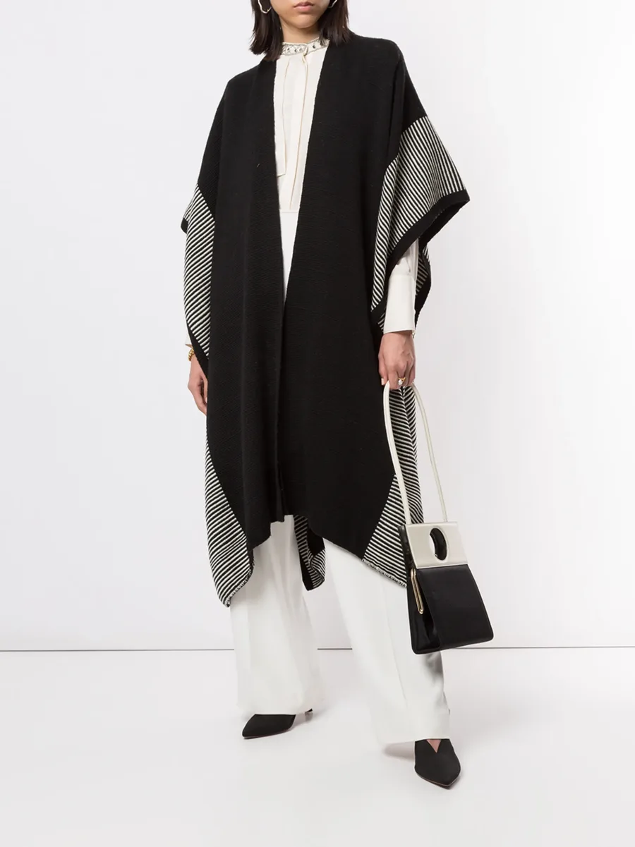 striped edge long duster 4