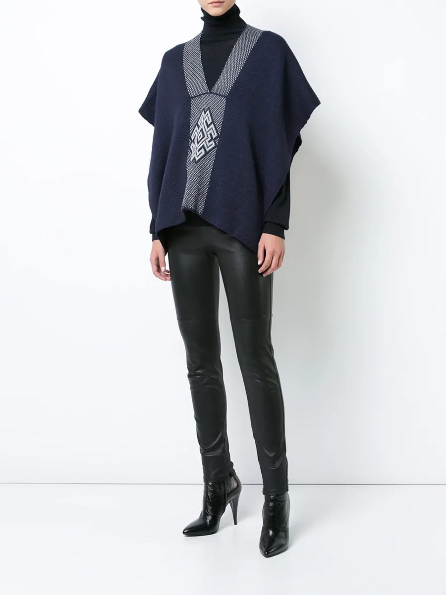 V-neck draped sleeved top 4