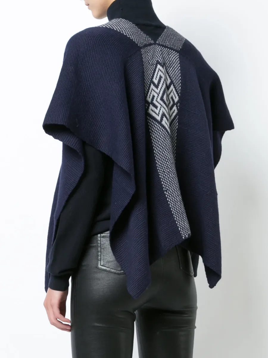 V-neck draped sleeved top 7