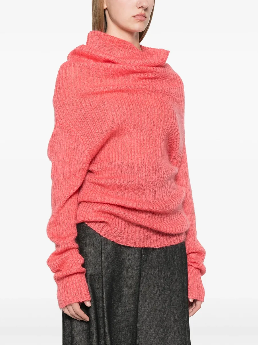 cowl-neck sweater 6