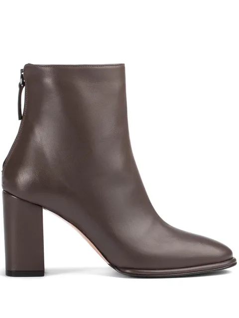 Elsa 90mm leather ankle boots