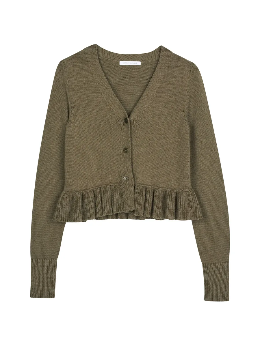 Prisca ruffled prisca cardigan 2