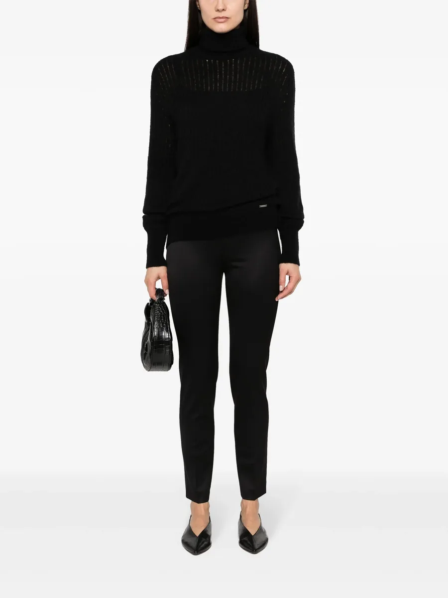 roll-neck ribbed-knit jumper 3
