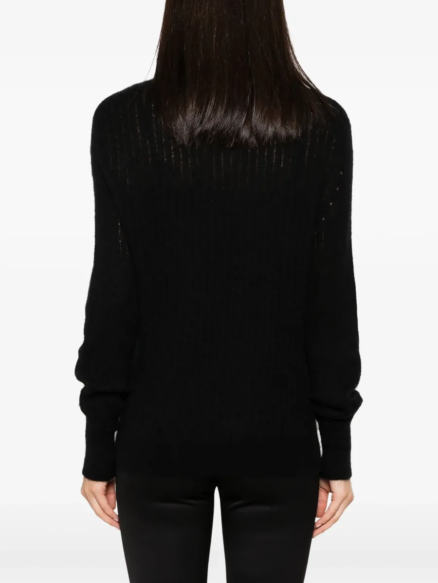 roll-neck ribbed-knit jumper 8