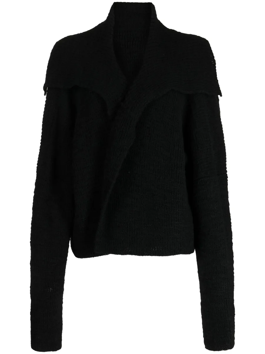 spread-collar wool bolero 2