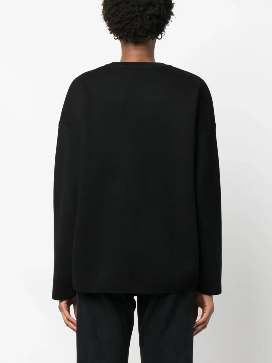 intarsia knit-logo jumper 8