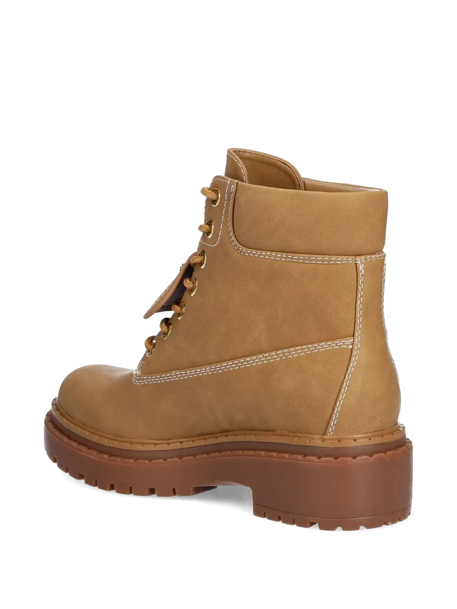 logo-plaque lace-up boots 5