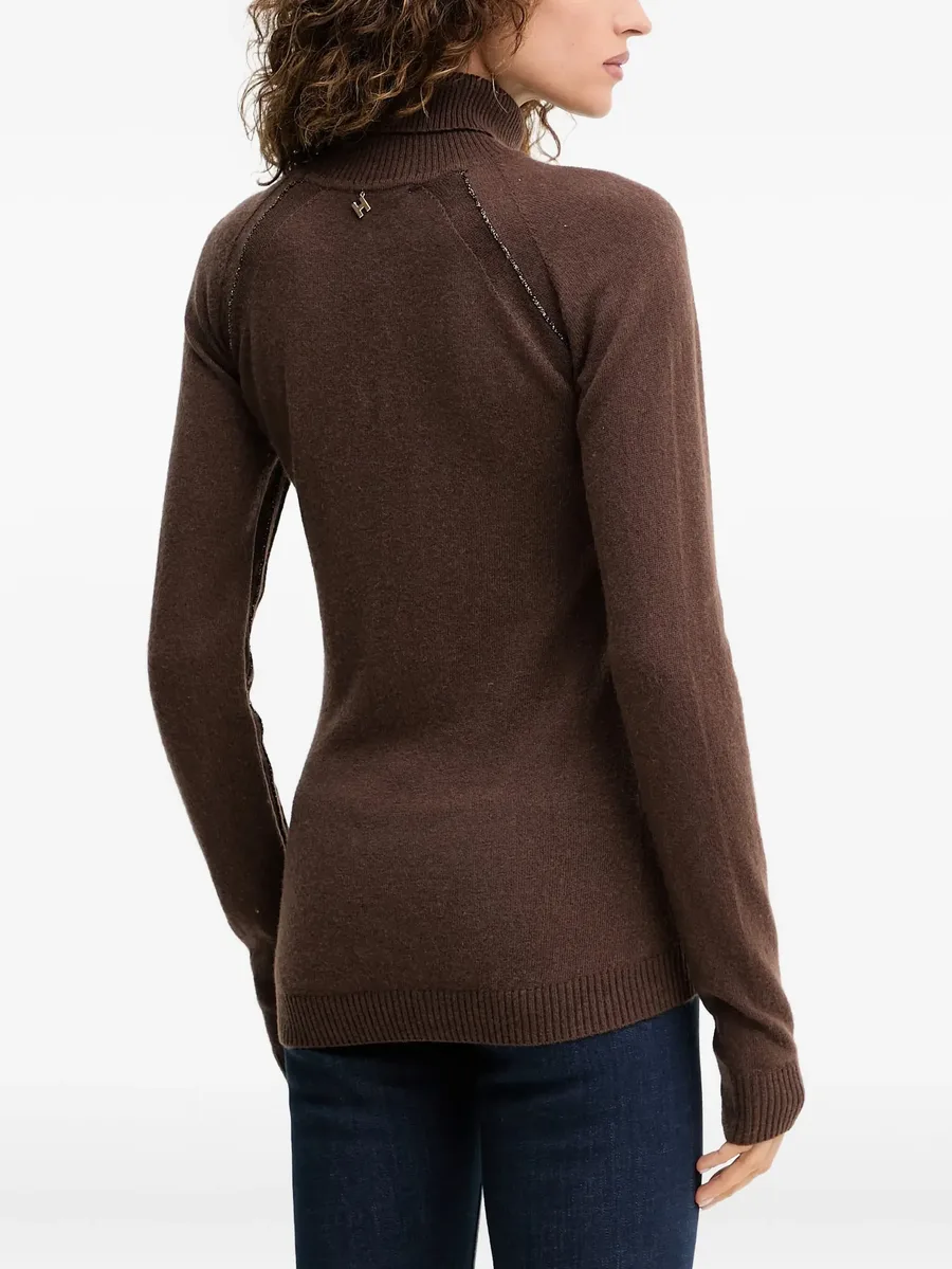roll-neck embellished sweater 5