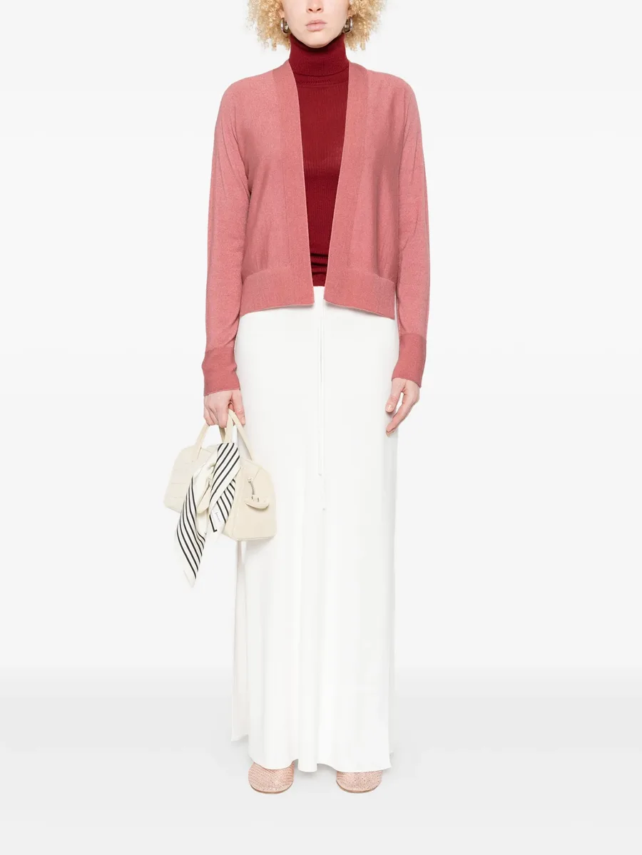 side-split cropped cardigan 3