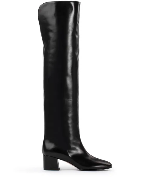 Danielle over-the-knee leather boots