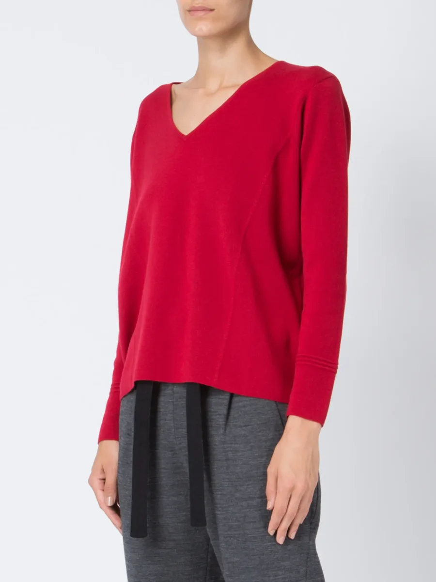 MAISON ULLENS SWE027SWE 466 ROSSO  Cashmere 6