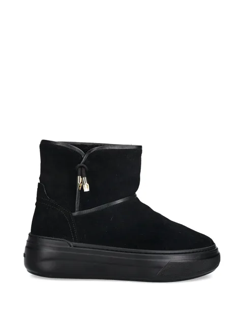 suede heeled boots