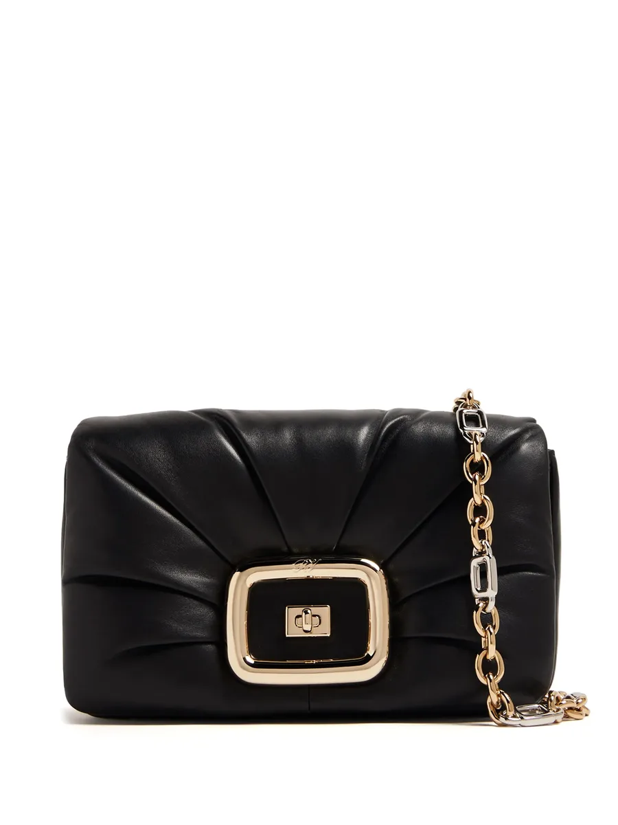 Viv' Choc leather shoulder bag 1
