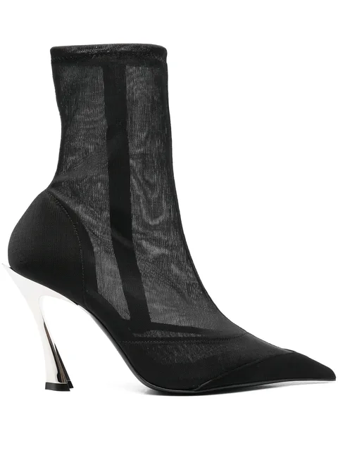 95mm mesh ankle boots
