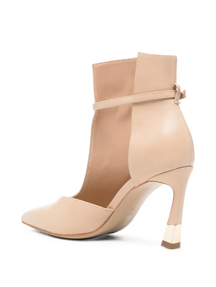 buckle-strap pointed-toe ankle boots 5