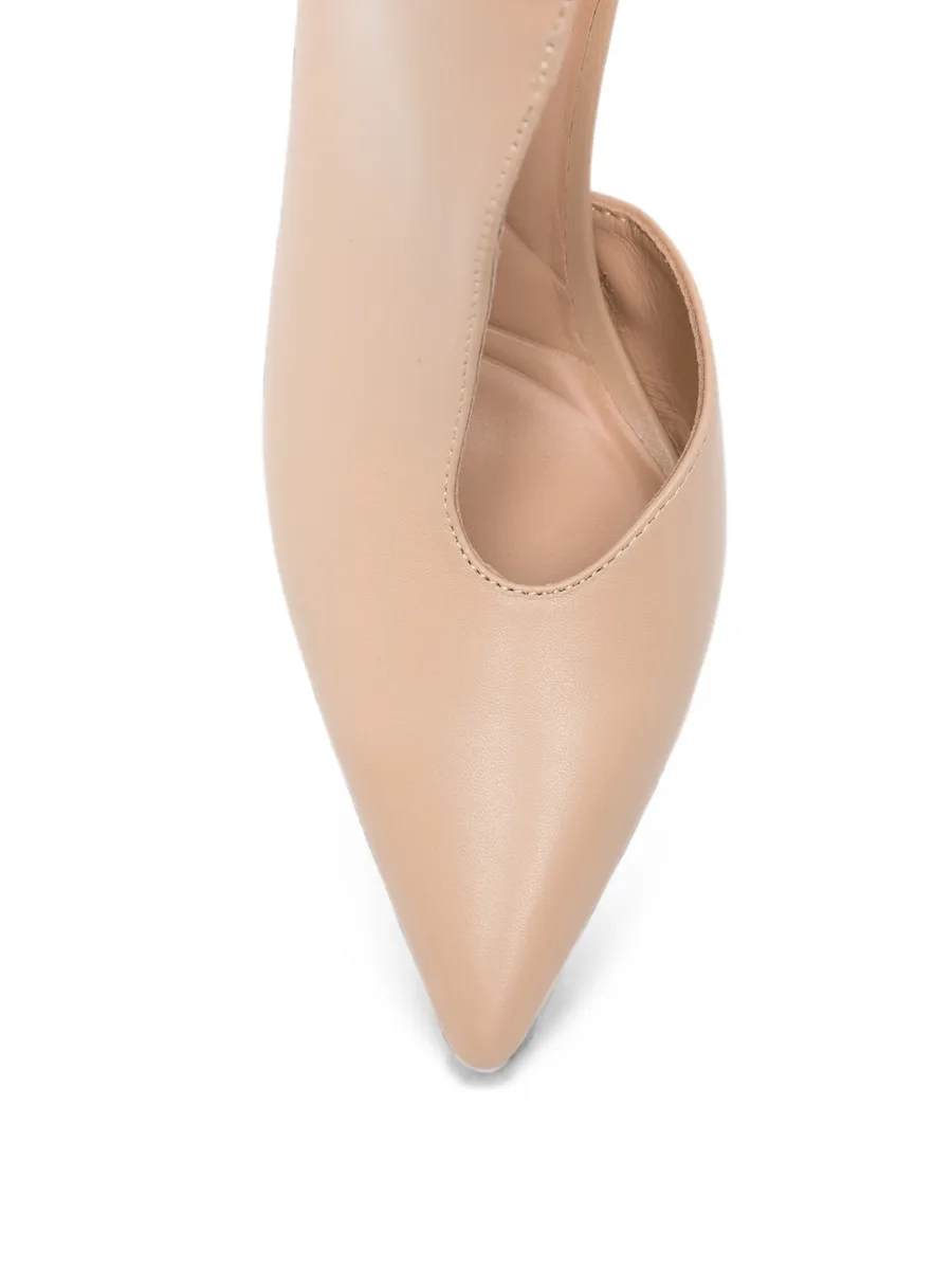 buckle-strap pointed-toe ankle boots 8