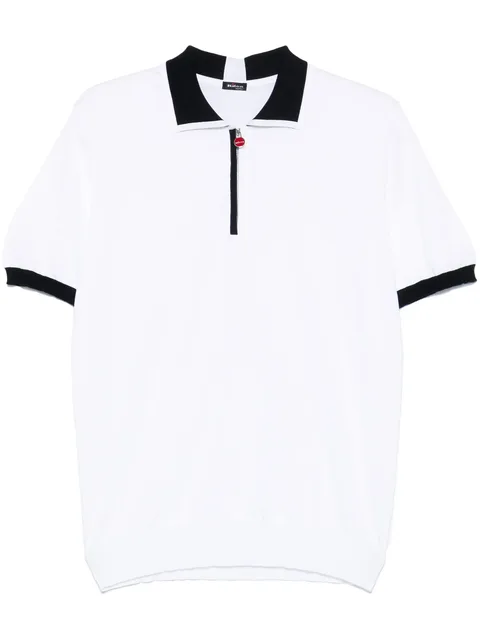 knitted polo shirt