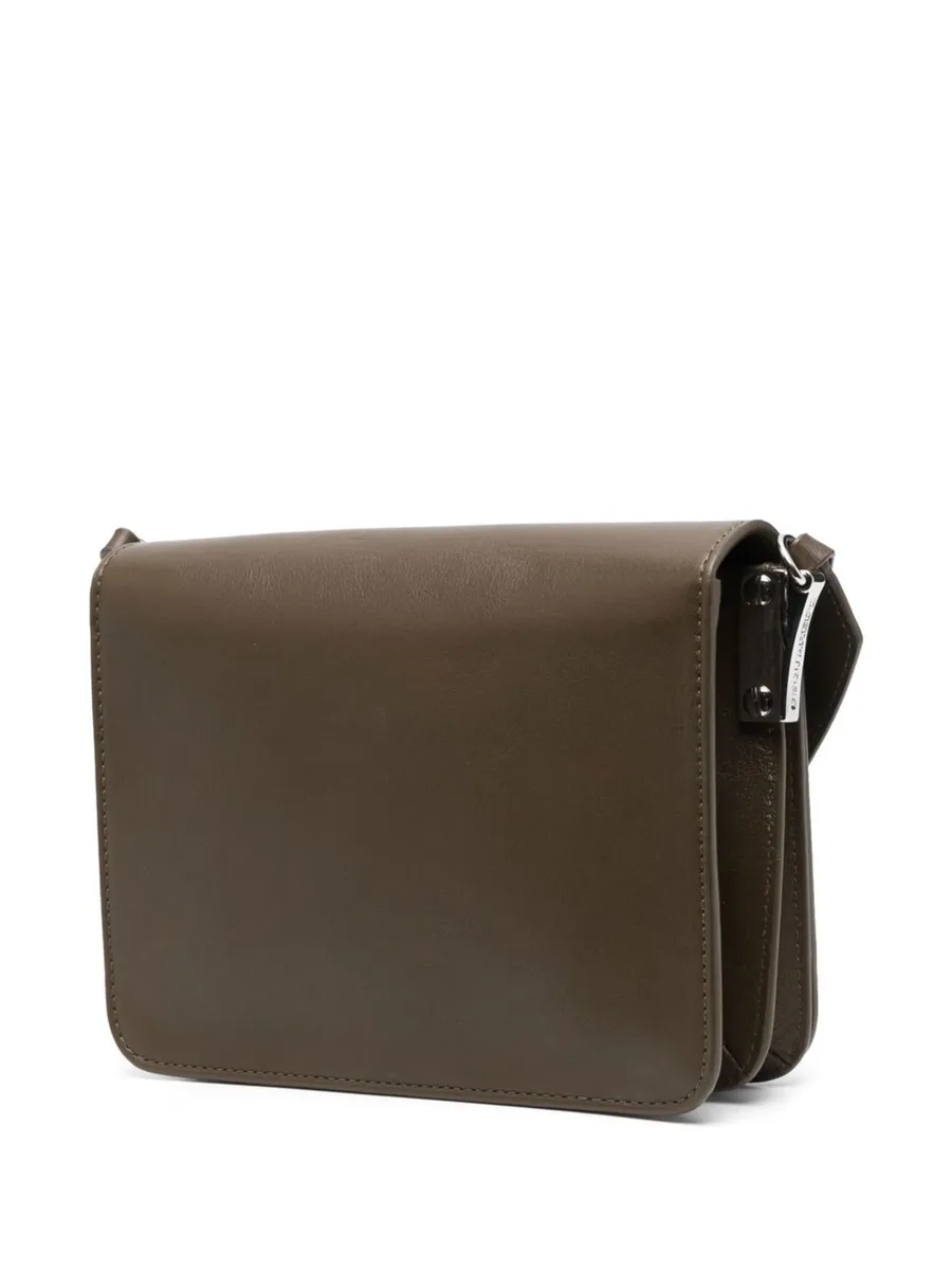 logo-plaque leather crossbody bag 6