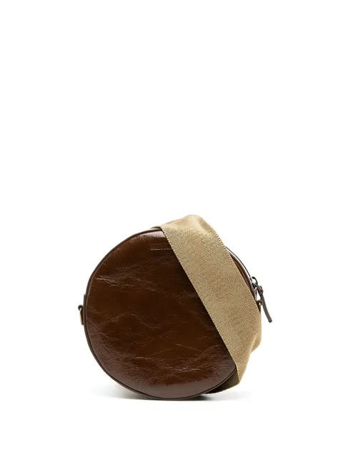 small round crossbody bag