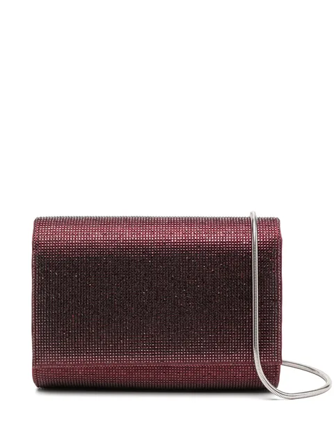 crystal-embellished crossbody bag