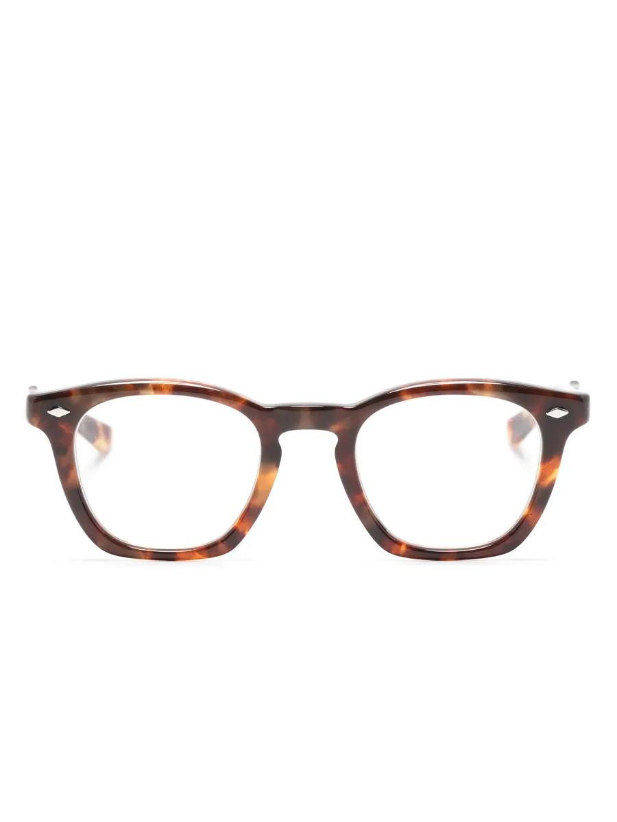 tortoiseshell round-frame sunglasses 2