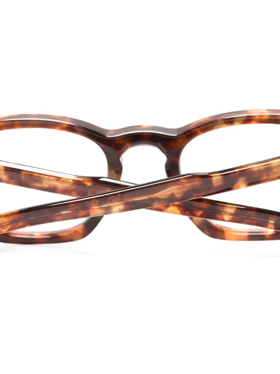 tortoiseshell round-frame sunglasses 6