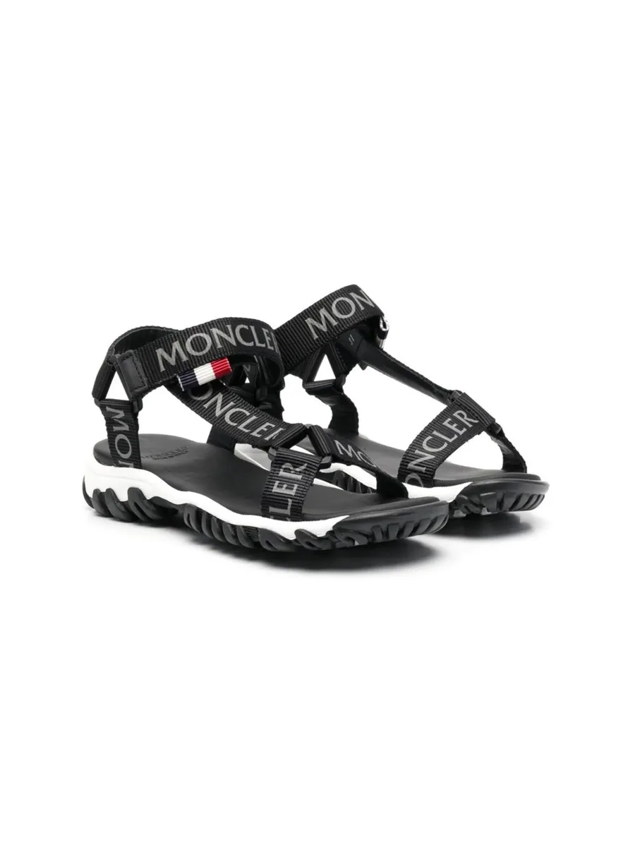 logo-print strap sandals 2