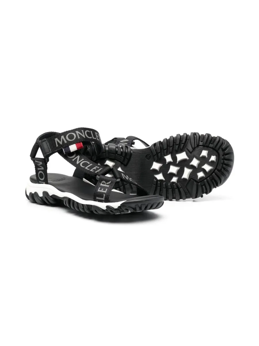 logo-print strap sandals 4
