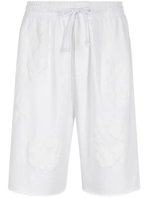 Mono Cotton Wreath-print shorts
