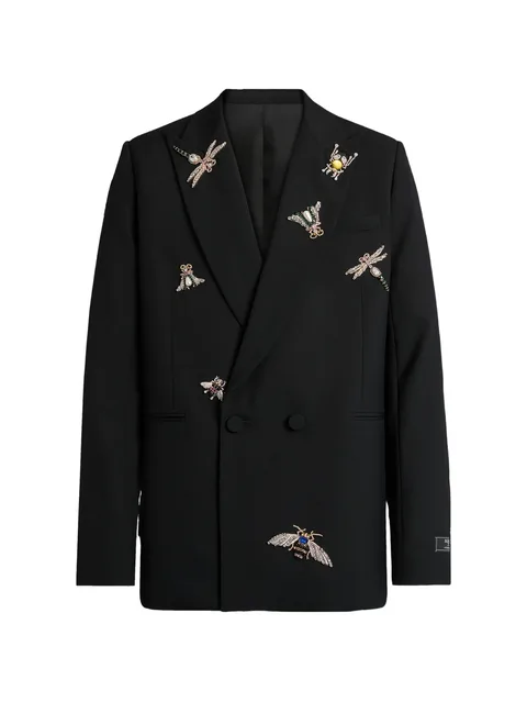 куртка Balmain Insect с вышивкой