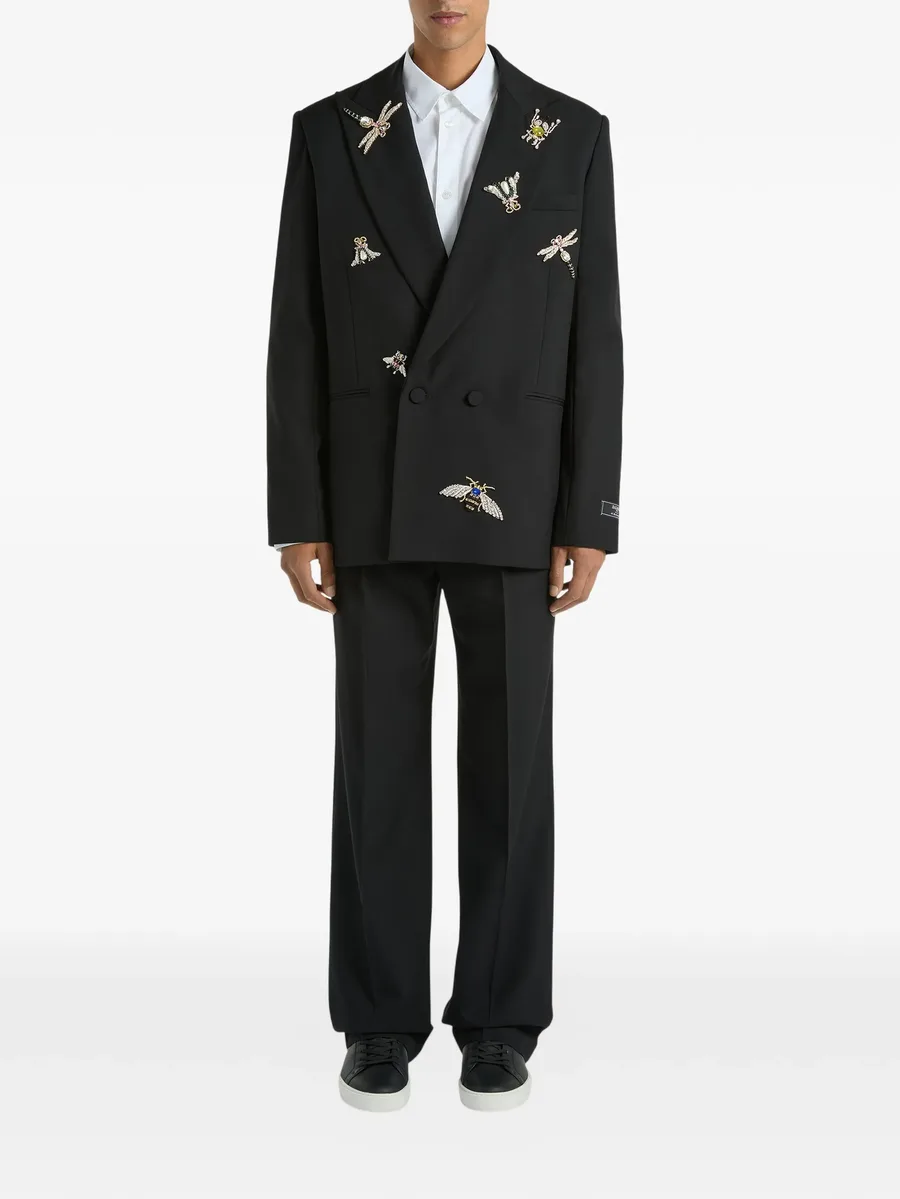 куртка Balmain Insect с вышивкой 3