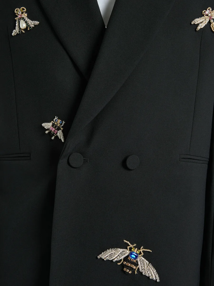 куртка Balmain Insect с вышивкой 10