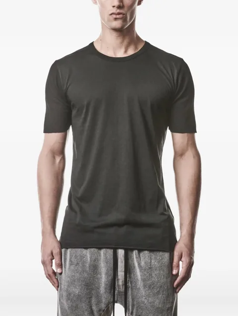 ribbed-panel T-shirt