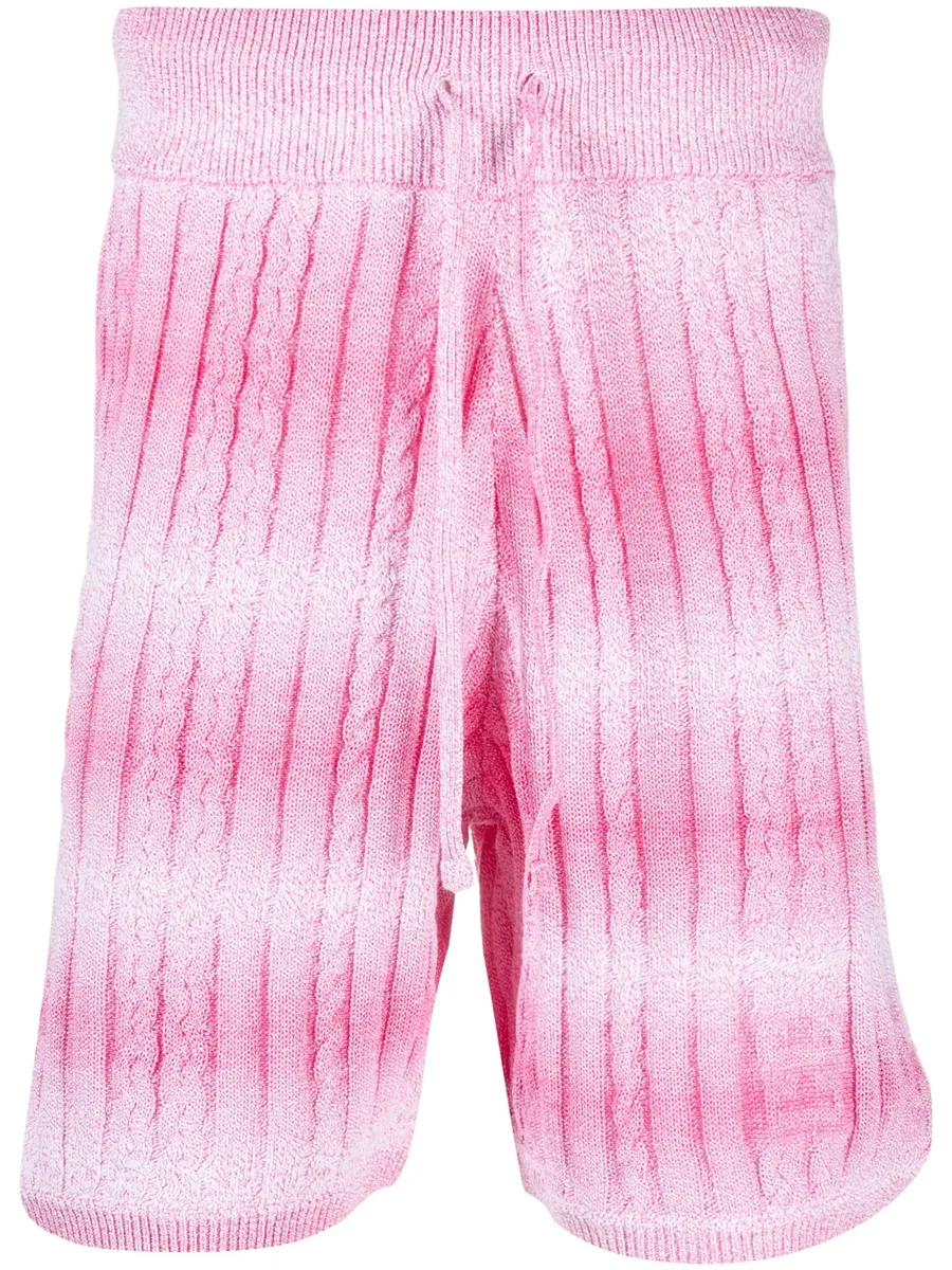 knitted degradé bermuda shorts 2