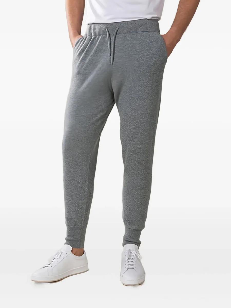 drawstring cashmere track pants 6