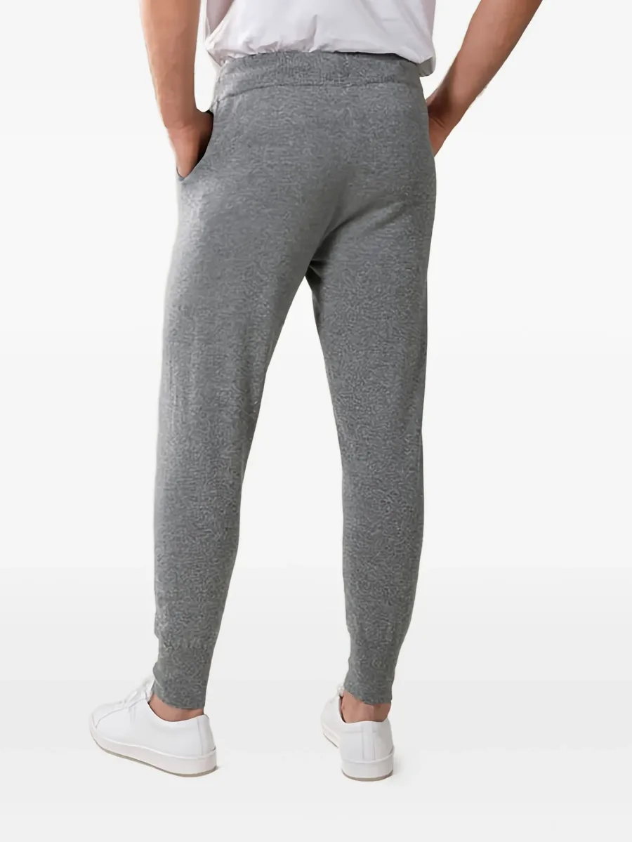 drawstring cashmere track pants 7