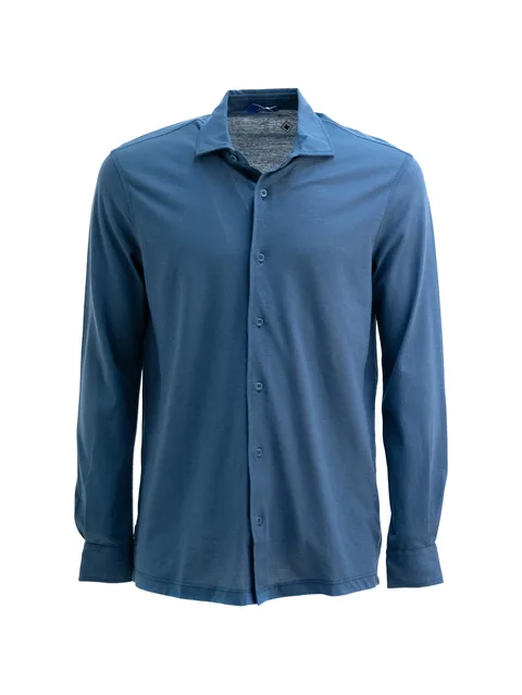 long-sleeve polo shirt